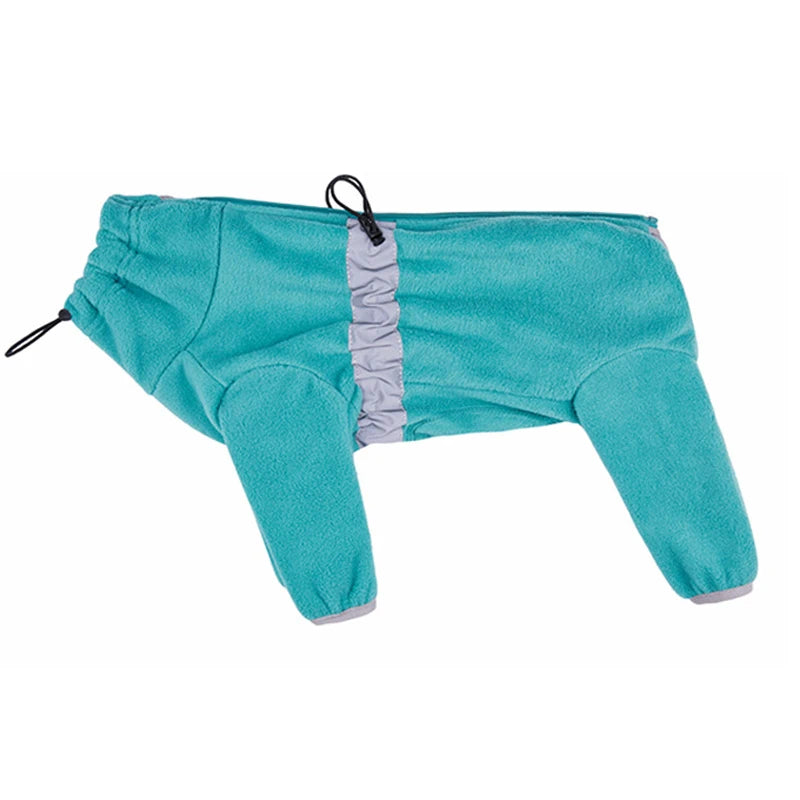 Reflective Fleece Jumpsuit for Dogs