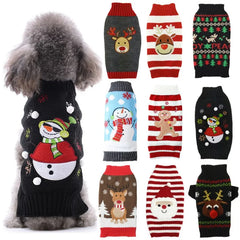 Christmas Striped Dog Sweater