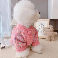 Cute Pink Cardigan for Pets