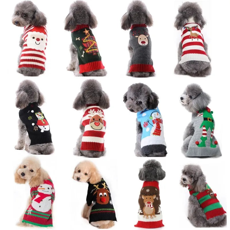 Christmas Knitted Sweater for Dogs