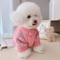 Cute Pink Cardigan for Pets